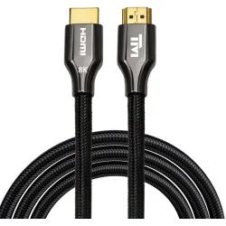Twisted Minds Zinc Alloy 8k HDMI Cable Braided Custom8K/60Hz, 4K/120Hz/60Hz, Bandwidth 48Gbps - 2 M